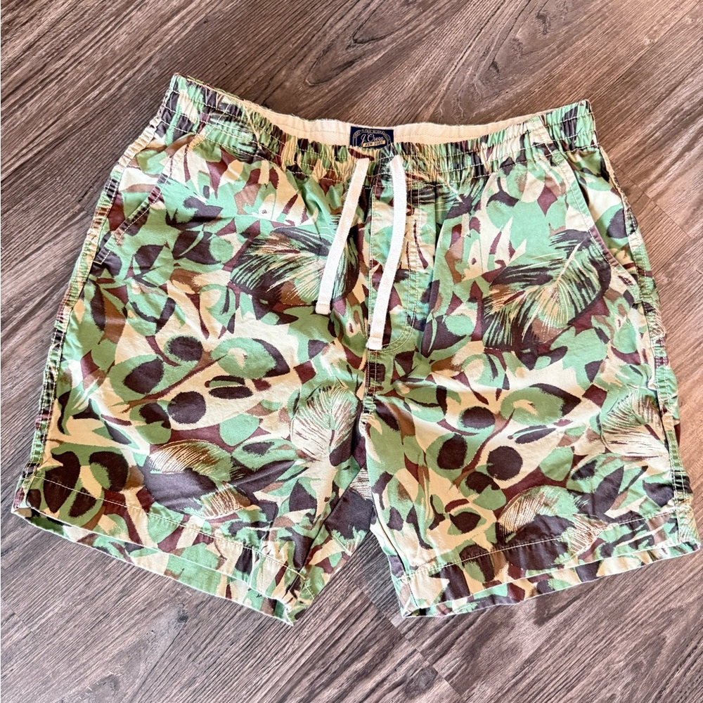 J. Crew Green Camo Men's Shorts